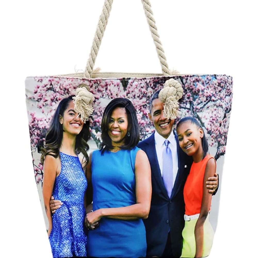 OBAMA PRINT TOTE